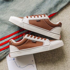 Women's Low-Top Sneakers - Beige/, Thick Platform Sole, Cushioned Rubber Insole - Everyday Casual Shoes for Women - All-Season Comfortable Walking Shoes, Round Toe, Durable Construction, Streetwear Lovers