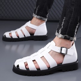 Men'S Summer Fashion Sandals - Lightweight, Non-Slip, Breathable, Durable, Quick-Dry Casual Shoes with Thick Sole for Outdoor Activities, Available in Two Colors, Casual Footwear | Stylish Sandals | Synthetic Cover Sandals