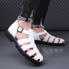 Men'S Summer Fashion Sandals - Lightweight, Non-Slip, Breathable, Durable, Quick-Dry Casual Shoes with Thick Sole for Outdoor Activities, Available in Two Colors, Casual Footwear | Stylish Sandals | Synthetic Cover Sandals