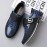 Men's Casual Business Shoes, Ultra-Thin Synthetic Upper, Rubber Sole, Closure, Round Toe - Suitable for All Seasons
